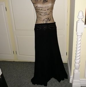 Studded sun burst Maxi skirt